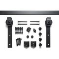 Sure-Loc Hardware Sure-Loc Hardware Barn Door Track System, 72 Flat Black BARN-KIT72 FBL